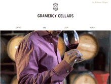 Tablet Screenshot of gramercycellars.com